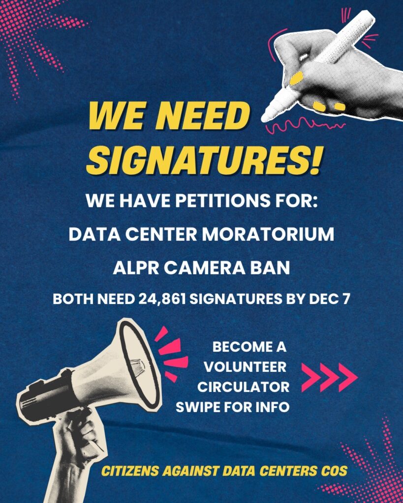 We need signatures!