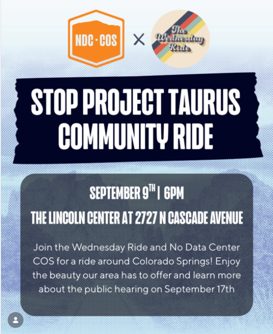 Stop project taurus community ride
